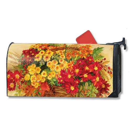 BreezeArt Mailwraps GLORIOUS MUMS Mailbox Cover by